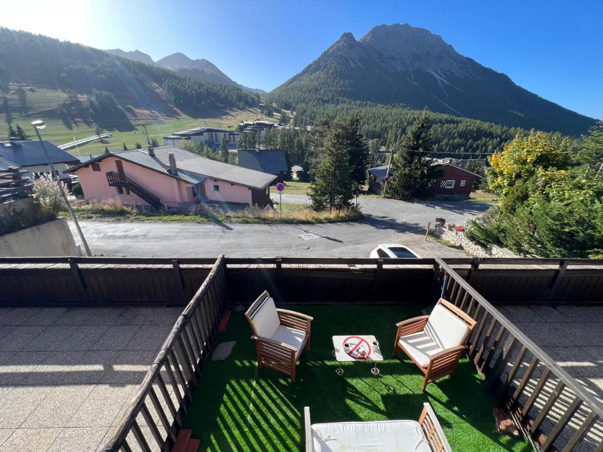 Appartamento Les Tanieres De Montgenevre - La Marmotte - Duplex 4 P Entierement Renove Avec Vue Magnifique Esterno foto