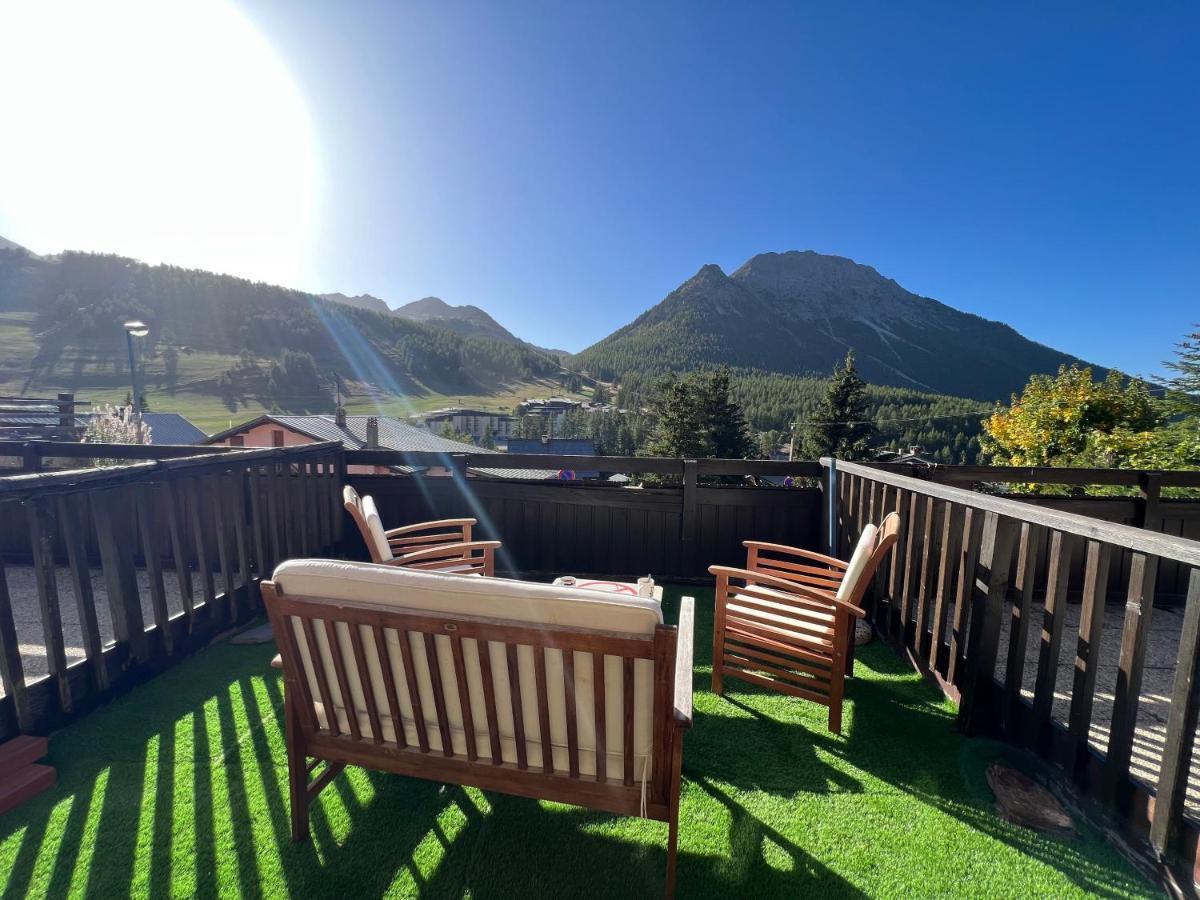 Appartamento Les Tanieres De Montgenevre - La Marmotte - Duplex 4 P Entierement Renove Avec Vue Magnifique Esterno foto