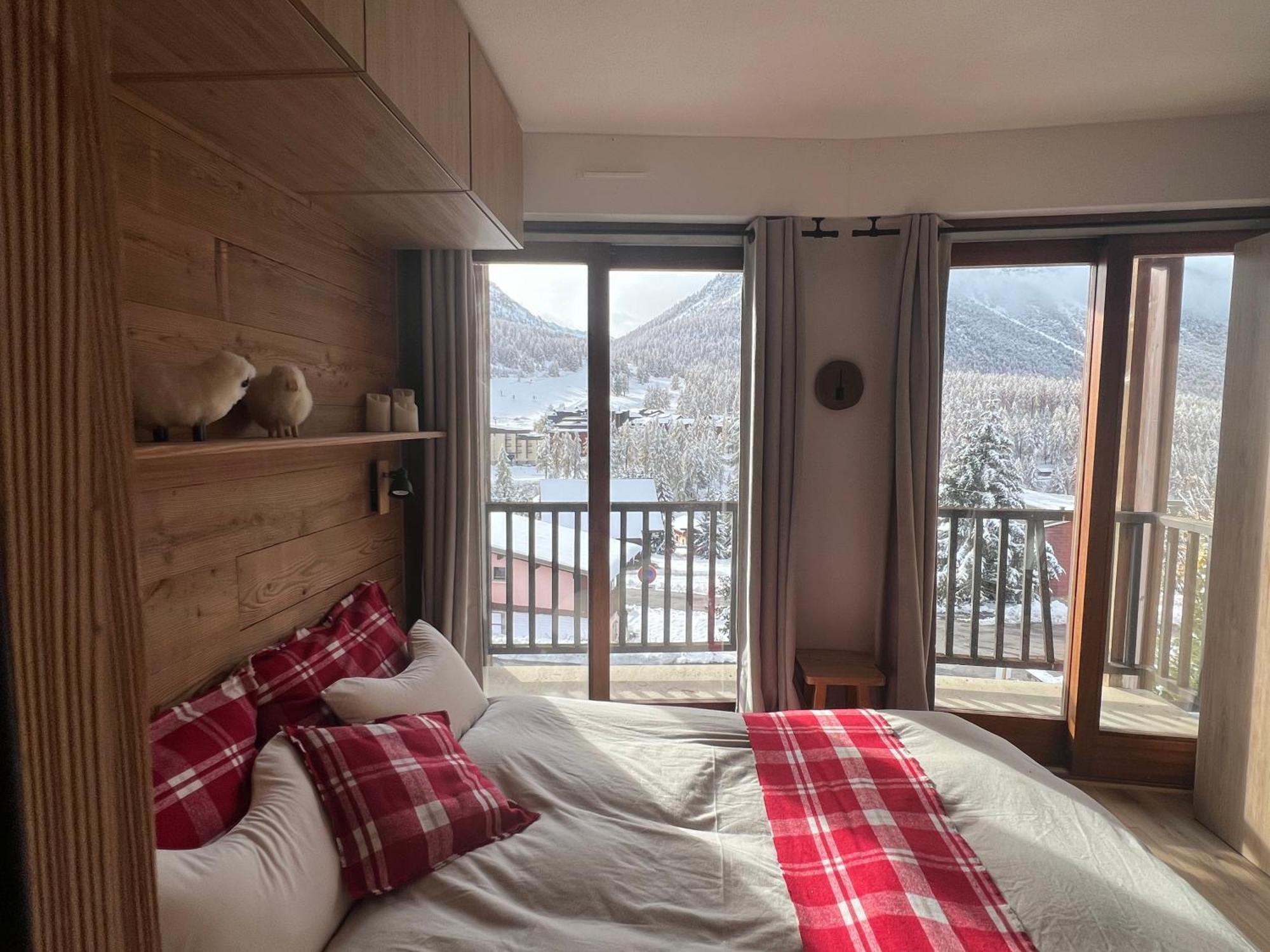 Appartamento Les Tanieres De Montgenevre - La Marmotte - Duplex 4 P Entierement Renove Avec Vue Magnifique Esterno foto